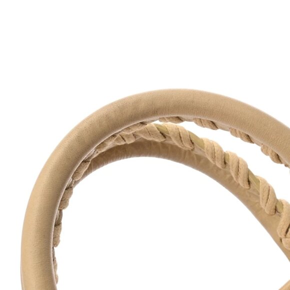 BALENCIAGA Giant mini pompon 2WAY beige 285439 hand bag - Picture 10 of 10